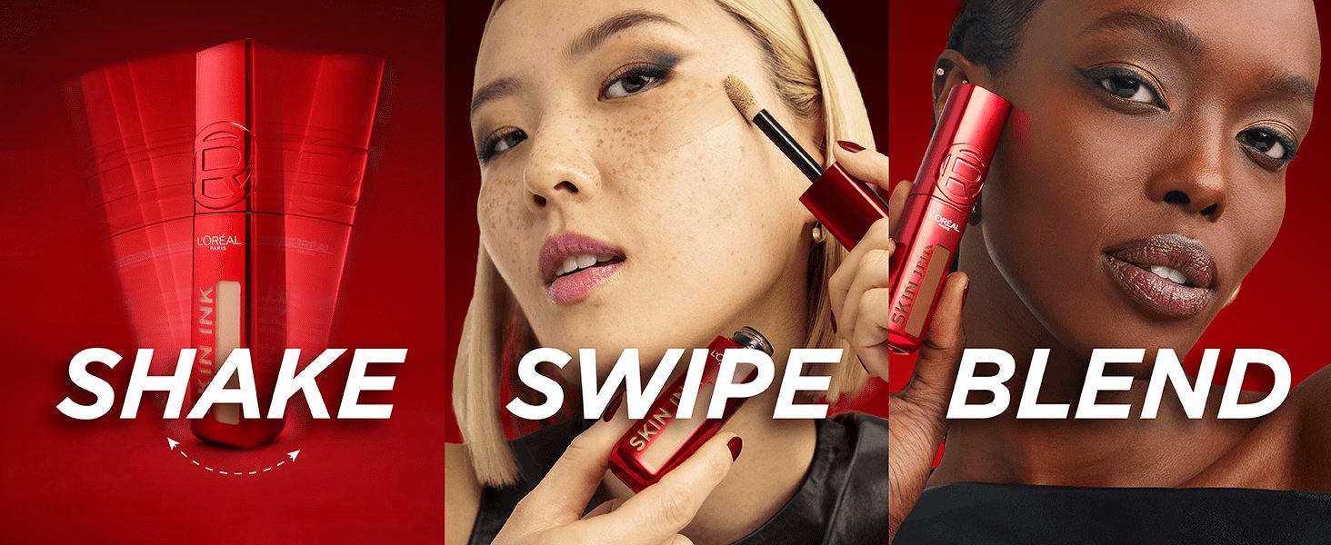 Loreal Cosmetics Face Infallible Skin Ink Foundation NavCarD 1 1A Min